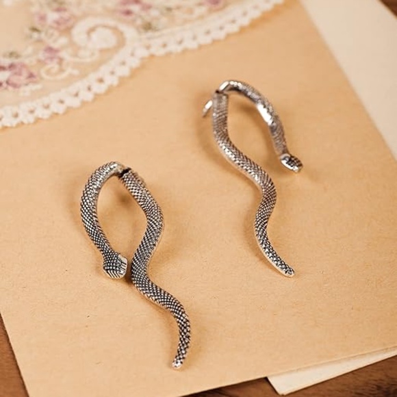 Jewelry - Sacina Gothic Snake Earrings, Snake Earrings for Women, Gothic Earrings